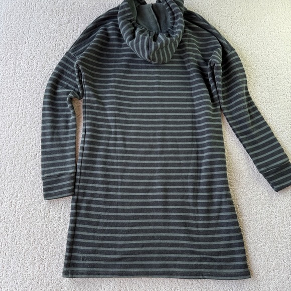 Beyond Yoga Live Out Loud Hooded Dress Striped Made USA Women's S - Picture 3 of 10